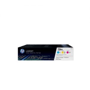 HP 126A CYM Tri-Pack LJ Toner Cartridge